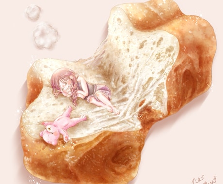 ほわっとかわいい癒し系イラストお描きします 美大卒イラストレーターがあなたのSNSにほっこり癒しをお届け イメージ2
