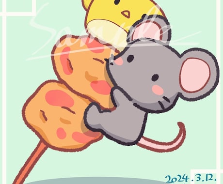 可愛いデフォルメイラスト描きます 依頼実績多数！初めての方でも安心してお任せ下さい イメージ2