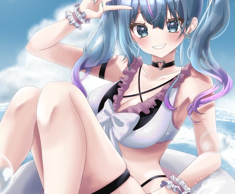 可愛いイラスト描きます VTuberさんやプレゼントにも！ イメージ2