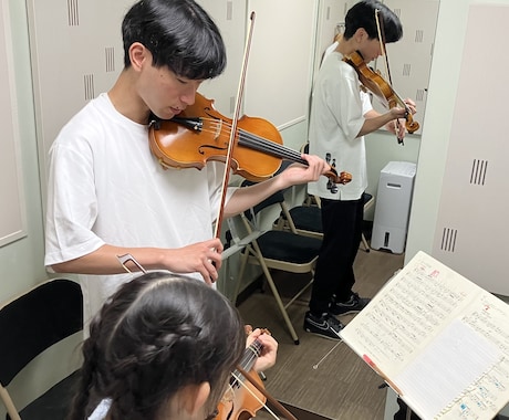 初心者向けにバイオリンレッスンを行います 気軽に受けれるバイオリンレッスン！ イメージ1