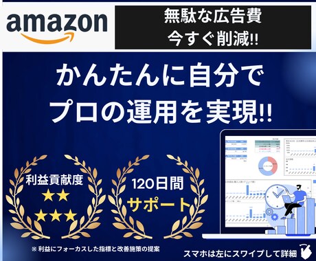 Amazon広告SEO強化ツールで利益改善します 実績づくりのため【2025年11月30日まで】特別価格で提供 イメージ1
