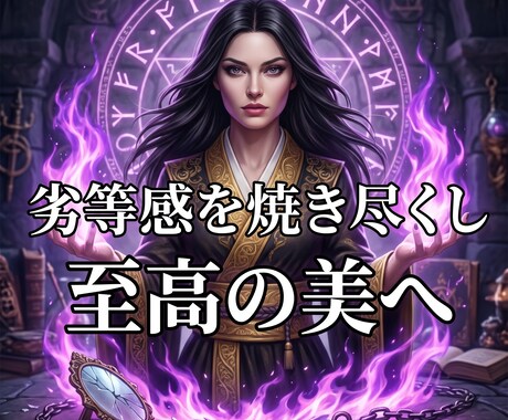 ドス黒い情念を至高の美へ錬成し絶対的な魔女にします 絶望の連鎖を完全に破壊し、美しき絶対魔女へと覚醒せよ イメージ1