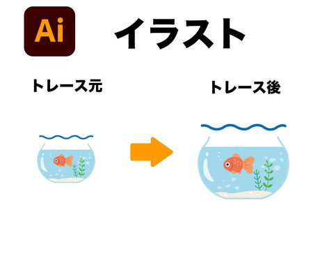 ロゴ、イラストなど　トレースします 迅速、丁寧にトレースしてAiデータをお作りします イメージ2