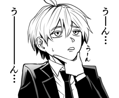漫画風アイコン描きます 漫画原稿みたいなキャラアイコンを描きます！ イメージ2