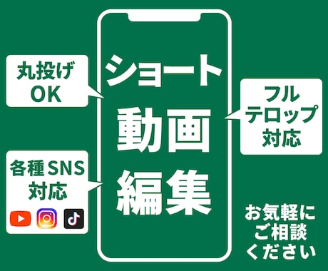 ショート動画作成承ります イメージ1