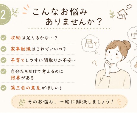 間取り添削｜子育て・暮らし目線で一緒に考えます 「この間取りで大丈夫かな？」そんな不安を一緒に解消します！ イメージ2