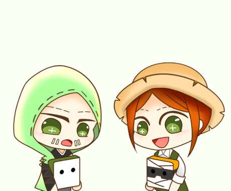スマホのホーム画面、ロック画面描きます お客様のホーム画面やロック画面を可愛いイラストで彩ります。 イメージ2