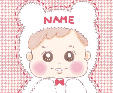 ほどよく似ているかわいい似顔絵を描きます SNSのアイコンに♡お子さんにも♡ イメージ1