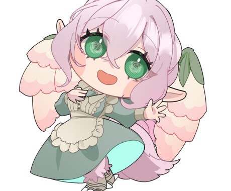 ミニキャライラストを作成します ぷにっと可愛い2～3等身イラスト！！ イメージ2