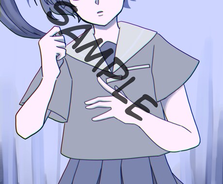 SNS等のアイコンやMVの一枚絵描きます 絵柄や雰囲気等、希望に沿った一枚を仕上げます。 イメージ2