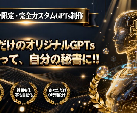 AIをもっと身近に！専用秘書を制作します 	毎日の作業をAIでちょっと楽に！ イメージ1