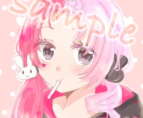 SNS用のアイコン描きます アイコンにする絵がない、アイコンに迷っている人にオススメ イメージ2