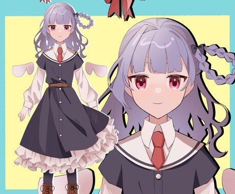 限定1点【14差分】天使さん販売します 【VTS対応】Vtuber、立ち絵、アイコンとしてご活用可能 イメージ1