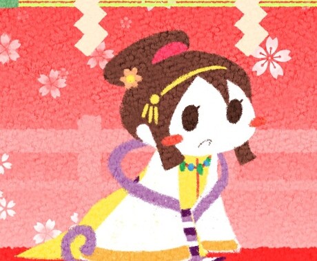 ほんわかとした可愛い神様描きます かわいい神様であなたを癒します。 イメージ1