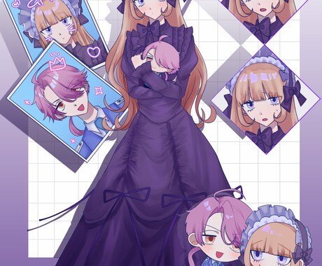 SNSアイコン、TRPG立ち絵等で使えます 他サービスで多数実績あり！イメージ通りのイラストをお届け！ イメージ2