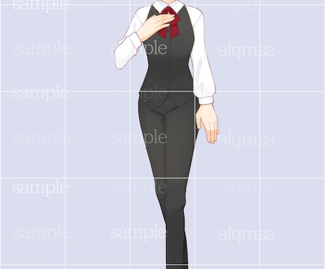 女の子のイラストを作成します キャラクターデザイン重視のイラストを描きます イメージ1