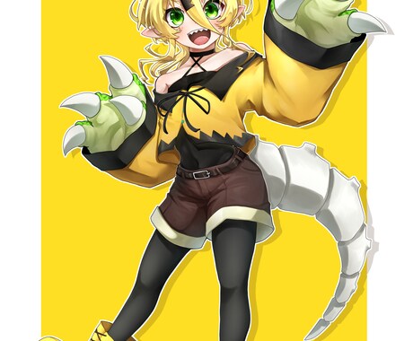 全身カラーイラスト(立ち絵)を描きます 自分のキャラクターの立ち絵が必要な方へ！ イメージ2