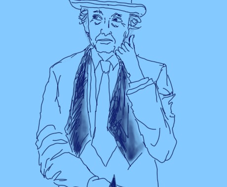 手描き絵・データ化、お好きな色で彩色いたします イメージ1