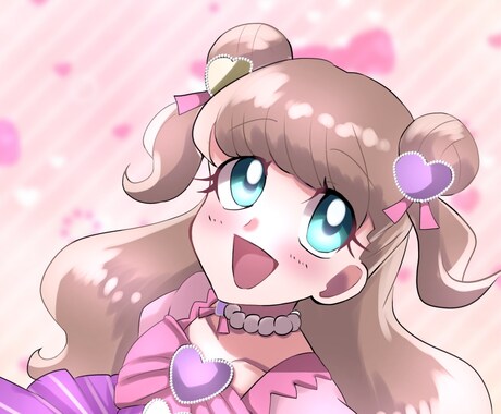 商用利用可能◎可愛い女の子のイラスト描きます グッズ、サムネ、Twitterアイコン使用可能！ イメージ1