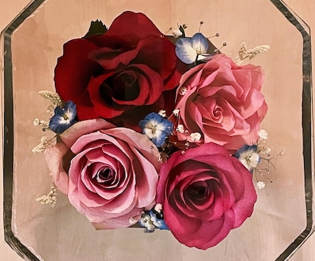プロポーズの花・記念日の花を立体的に残します 記念日やプロポーズの花を立体的に残しませんか？ イメージ1