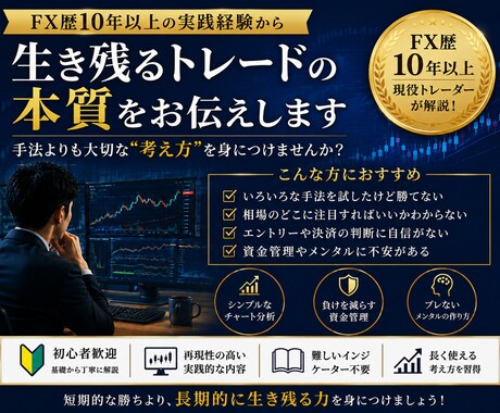 FX専業トレーダーの極意・手堅く勝つ手法伝授します ◉難しいスキルは必要なし◉これでダメなら諦めてください ② イメージ2