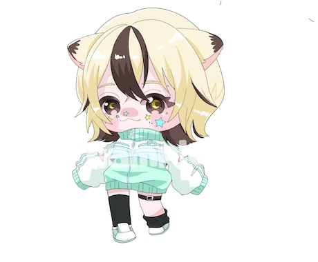デフォルメイラスト制作します あなたのキャラをデフォルメ化します イメージ1