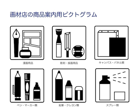 ピクトグラムを制作いたします あなただけのピクトグラム制作いたします! イメージ1