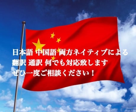 中国語⇄日本語　対応致します 外国人だとバレないネイティブ翻訳で対応致します！ イメージ1