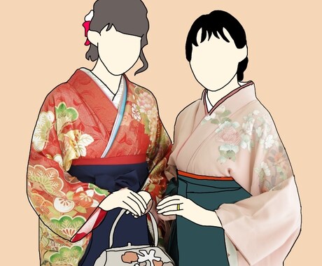 アイコン用イラスト作成ます アイコン用のイラストを作成します。写真をイラスト風にします イメージ1