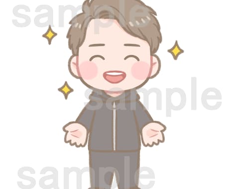 ゆるっとミニキャラで似顔絵描きます ブログ、名刺、色々使えるミニキャラクターに大変身！ イメージ2