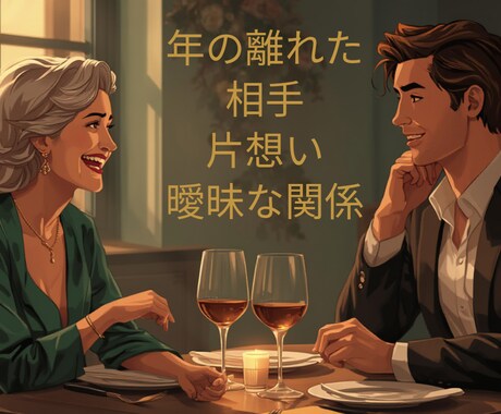 この年齢で恋していい？40・50代の恋愛を占います 40代50代女性の恋愛をタロットでやさしく読み解きます イメージ2