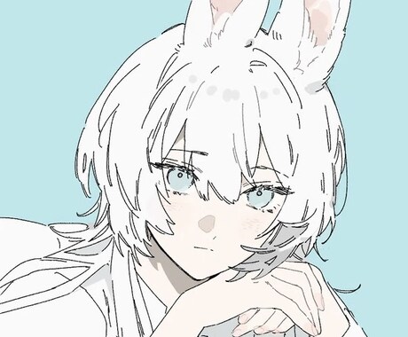 商用利用可：バストアップイラストを納品します パステルな塗りのバストアップイラストです イメージ2