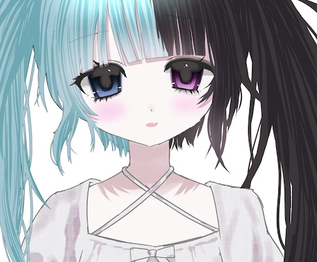 萌え絵イラスト描きます 萌え絵を描きます！！わたしなりの可愛さを詰め込みます イメージ1