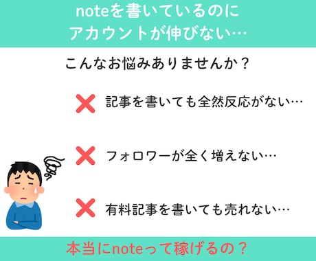 note迷子の方へ。プロフィール添削します note副業で収益化、継続に繋がる発信軸を整理します イメージ2