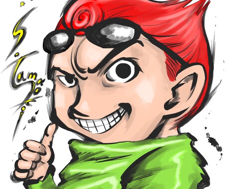 カッコイイSNS用のアイコンお描きします 水墨、厚塗り、様々なタッチで一風変わった絵を描かせて頂きます イメージ2