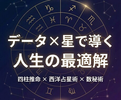 手相×四柱推命×西洋占星術｜タイミングを鑑定します 「運命」は変えられませんが、「運気」はハックできます。 イメージ1