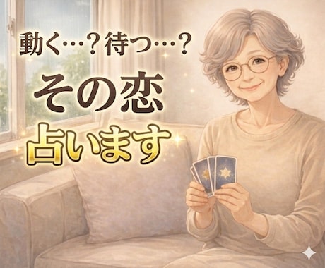 動く？待つ？今のまま？片思いの行方をカードでみます 片思いで迷った時のヒントをお伝えします イメージ1