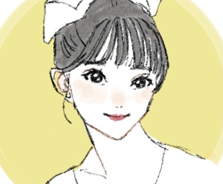 淡くやわらかいイラストSNSアイコンを描きます イメージ1