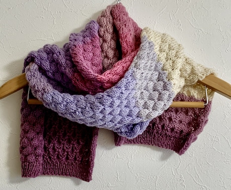 マフラー、ネックウォーマー、靴下編みます 優しい肌触りで、大事な人を温めるプレゼント！ イメージ2