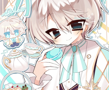 萌えかわいいイラストお描きします イメージ1