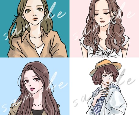 商用OK◎タッチを活かした個性派アイコン描きます 事前に丁寧なヒアリングを行います。初めての方でも安心です イメージ2