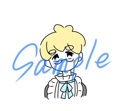 ゆるいアイコン描きます ゆるいアイコンをゆるーくゆるゆるに描きます。 イメージ2