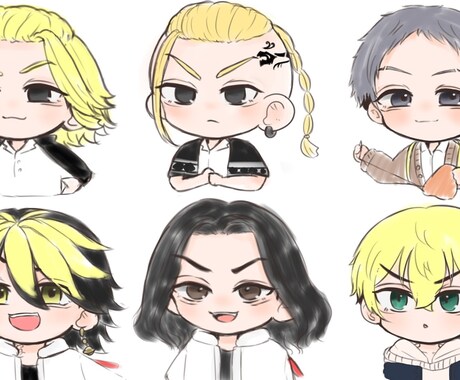デフォルメイラスト描きます アイコン、記念日イラスト等のイラスト描きます。 イメージ2