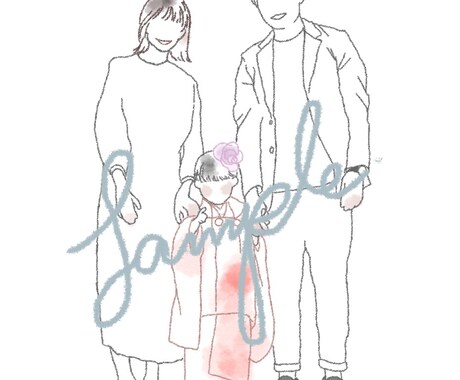 SNSアイコン 描きます シンプル 希望の差し色でお作りします イメージ2