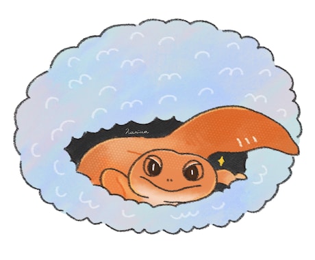 ペット似顔絵 × SNSアイコン描きます ペットの好きな仕草をゆるいイラストに！ イメージ1