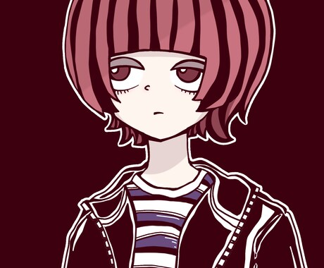 ポップで個性的なイラスト描きます 商用利用OK！他の人被らない ♪ アイコンなどにもどうぞ！ イメージ2