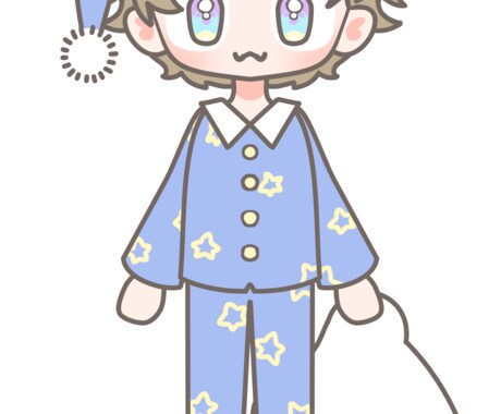 デザインからLive2Dモデリングまでします シンプルかわいいミニキャラLive2Dをお届けします イメージ2