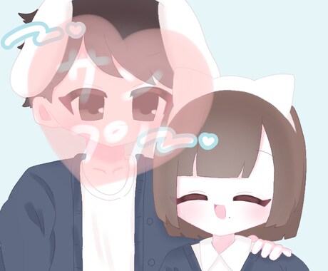 デジタルイラストお描きします ゆるふわ風でご希望のイラストを描かせていただきます イメージ2