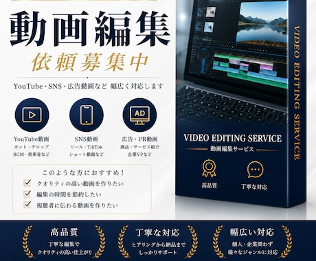 カット・テロップなど動画編集いたします 動画編集がわからないなどで悩んでる方、任せてください‼️ イメージ1
