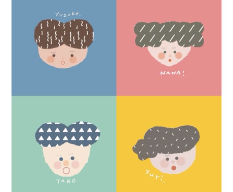 new！◌シンプルで使いやすいアイコン絵◌描きます 素朴なテイスト᯽７月までのキャンペーン価格᯽お試しに、どうぞ イメージ1